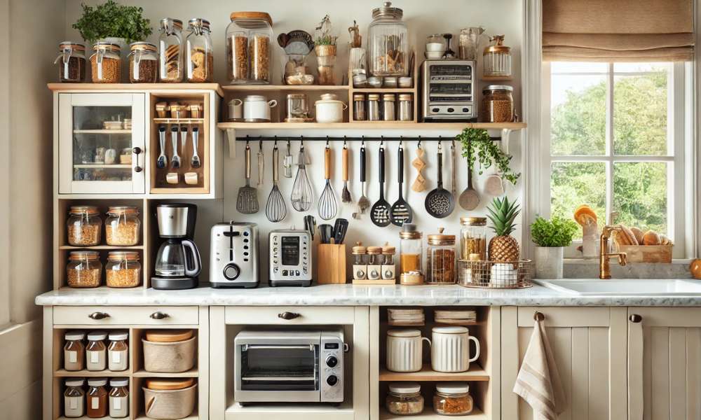 How To Organize A Small Kitchen Counter